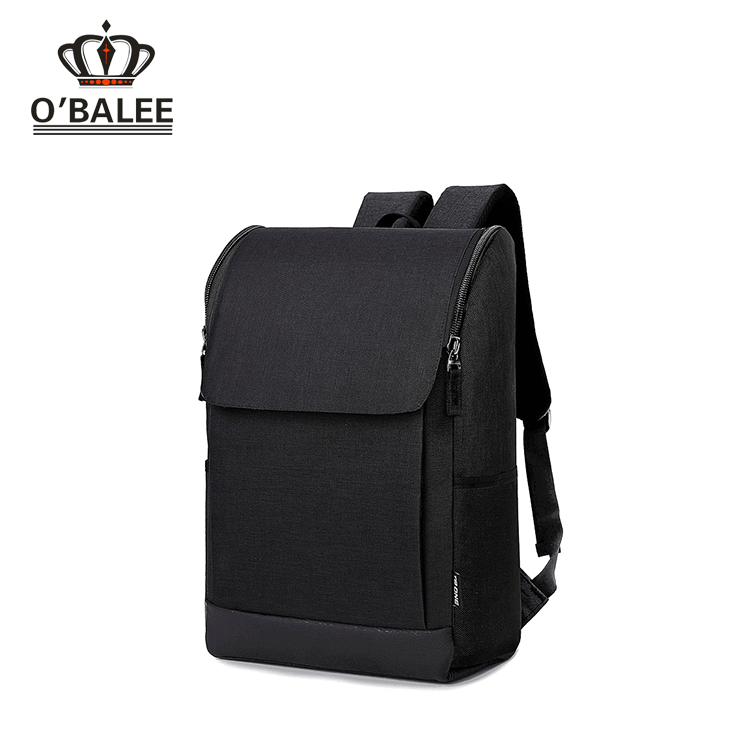 Wholesale grey color 15 inch laptop charging backpack with USB port