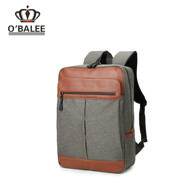 Tear-resistant lightweight nylon school casual usb charging backpack