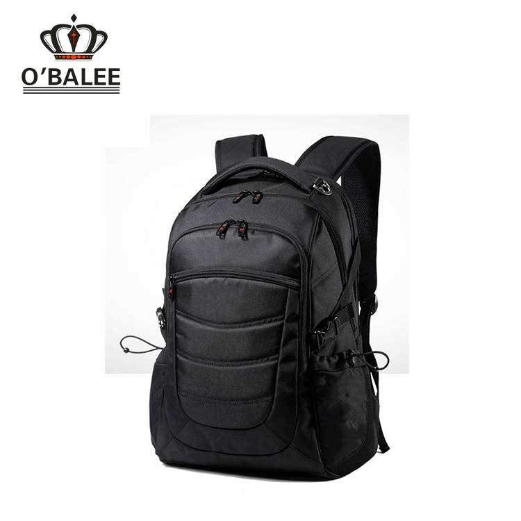 large main compartment nylon travelling backpack