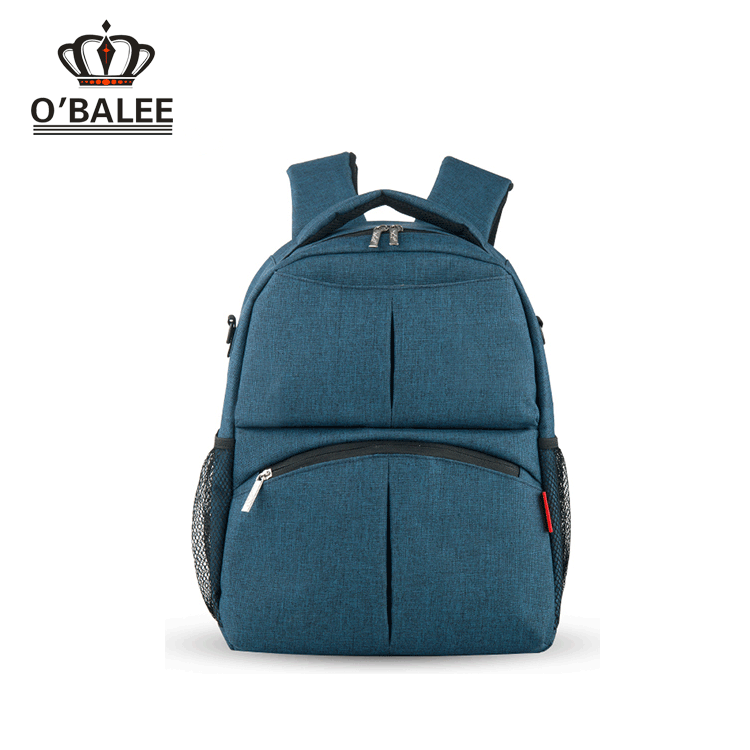 Wholesale fashion polyester diaper bags baby bag mummy