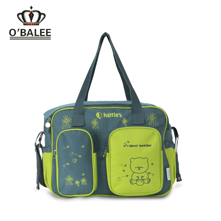 Functional 5 pieces mumy handbag diaper bag set