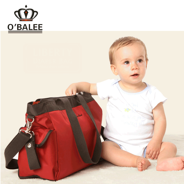 Larger Capacity Diaper Tote Bag Changing Pad Nappy Bag Mummy Handbag