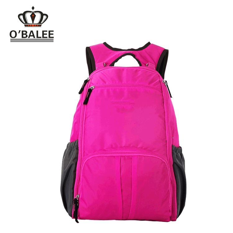 Stylish functionality multiple compartments back pack diaper bag