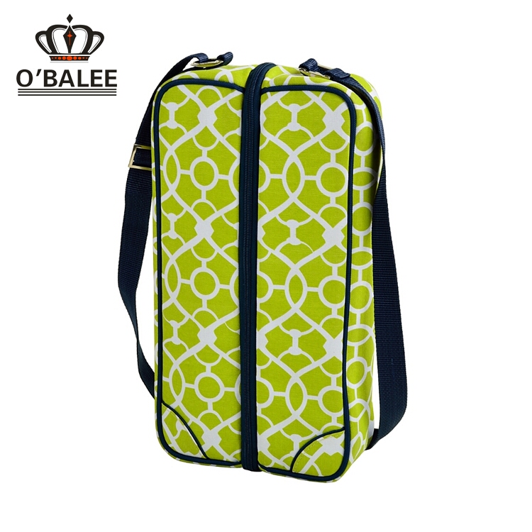 China wine glass cooling bag, beer bottle cooler bag