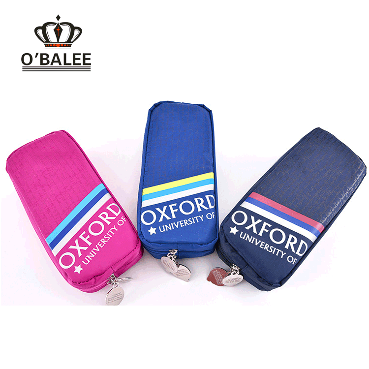 New sport stylish embroidery childrens pencil cases bag