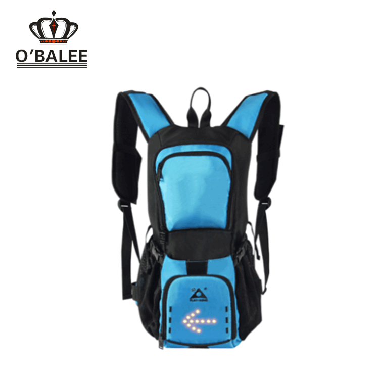 Promotion water hydration , drinking water backpack bag with LED light