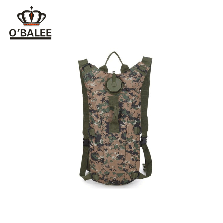 China camo militery hiking hydration pack 2L