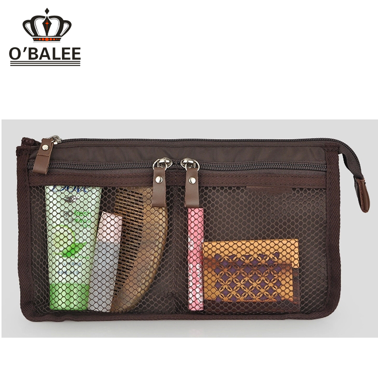 Hot sale fashion soft material makeup purse organizer