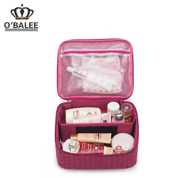 Most fahsionalbe ruffle beauty cosmetic case