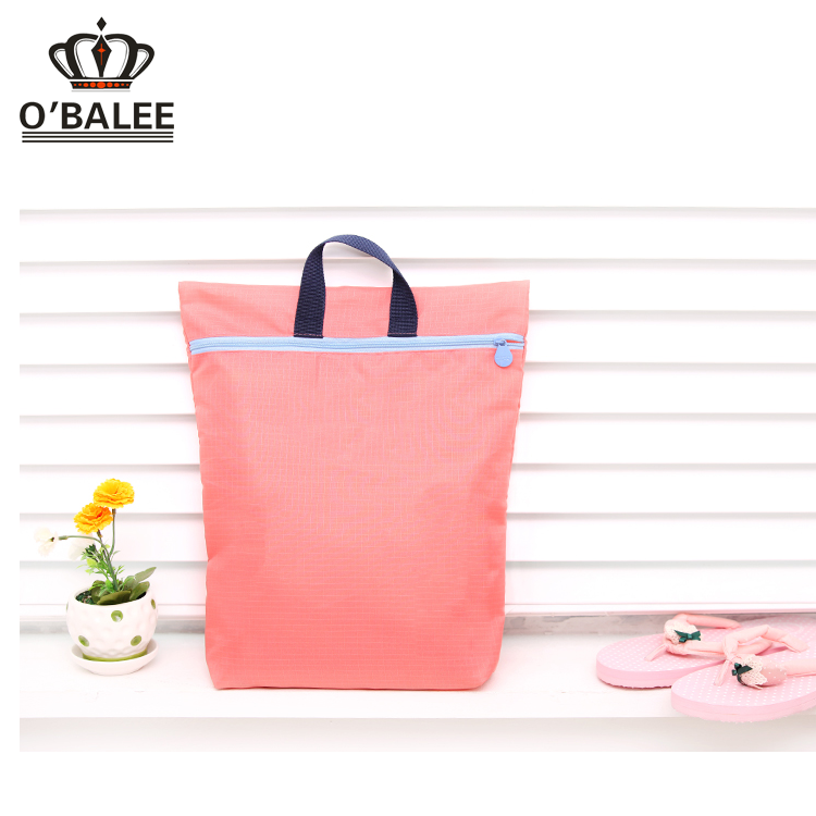 Promotinal 600D polyester shoes bag with handle