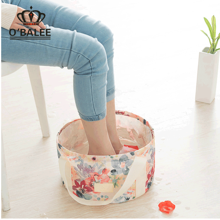 newest waterprof foldable footbath for travel