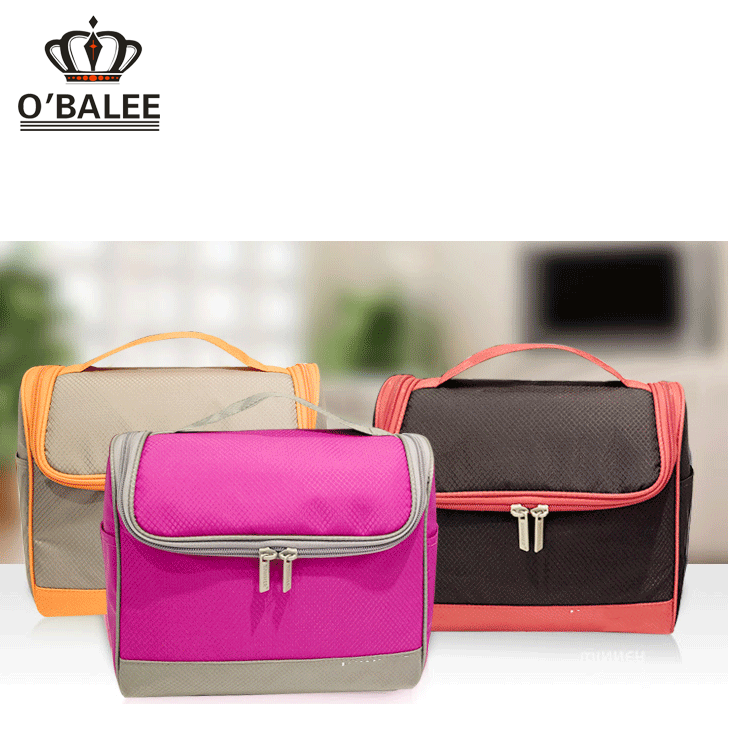 wholesale fashion colorful waterproof travel cosmetic bags cases ladie