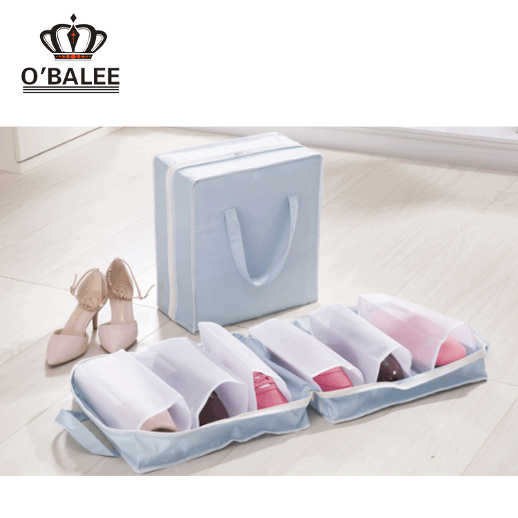 hot for europe market bsci outside compact shoes pouch organizer storage