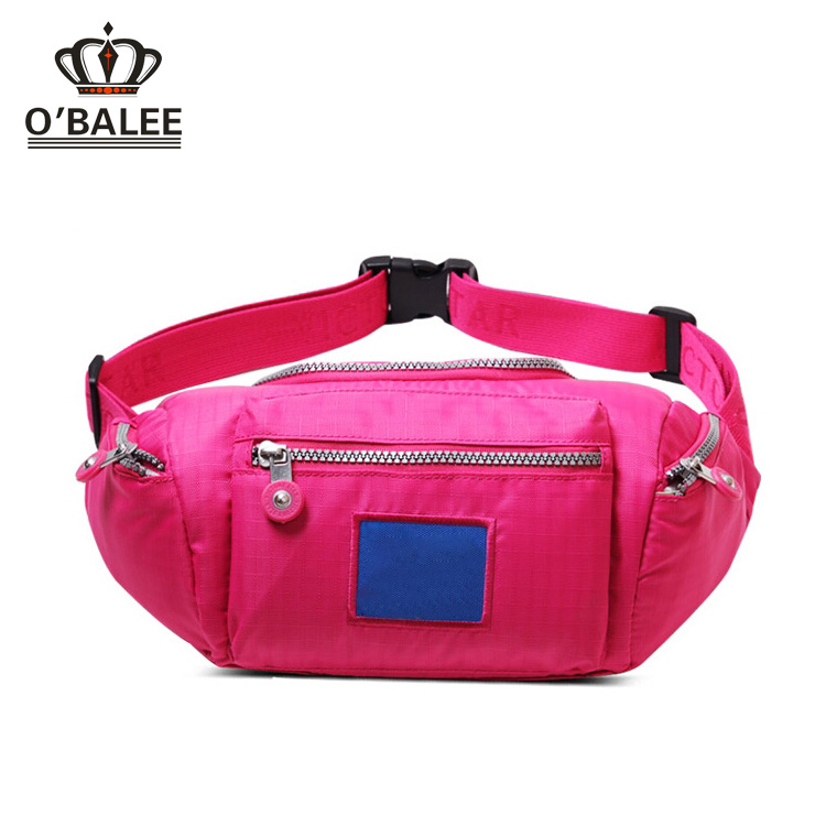 Custom unisex and top sale polyester fanny pack for sport