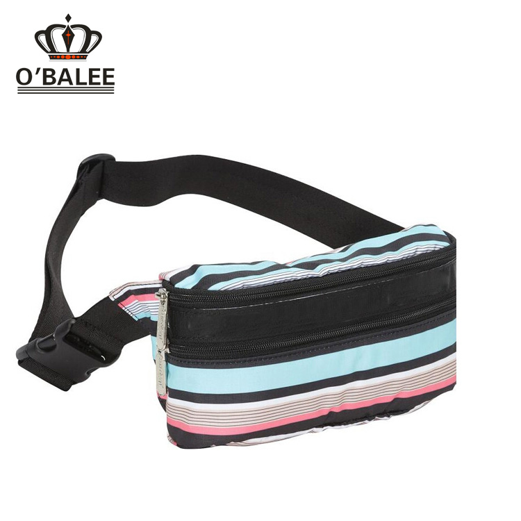 Quanzhou fashion leisure women waist bag, designer waist fanny packs