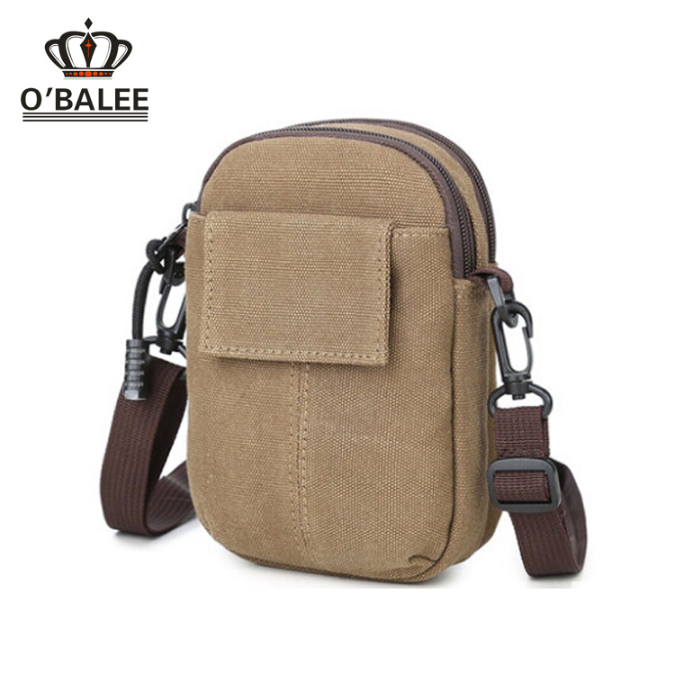 Free sample quality new design mobile phone pouch for men, black mobile bag