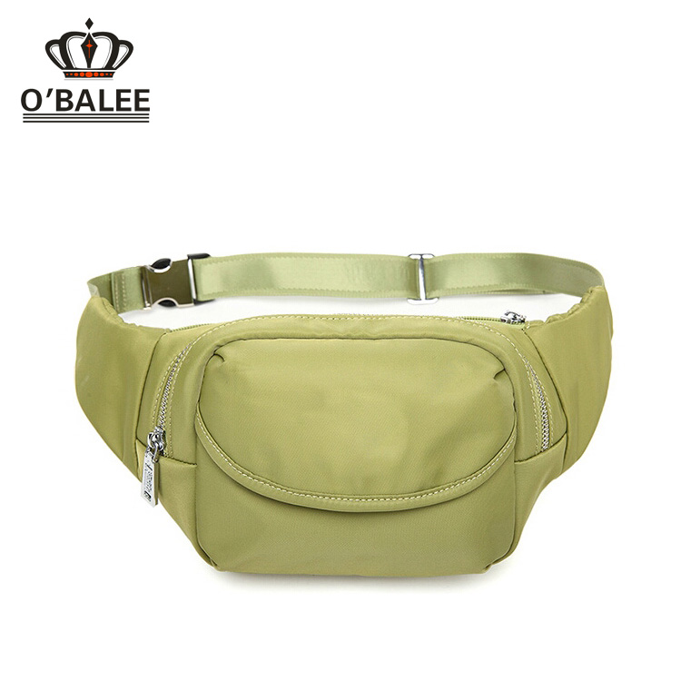China factory wholesale black travel fanny bag, men waist lumbar packs