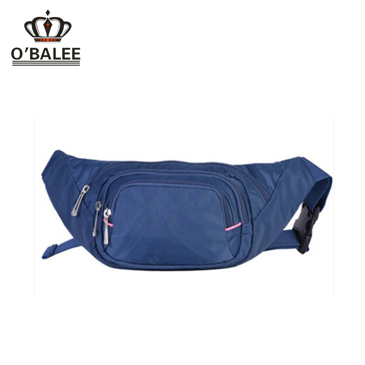 China leisure lumbar bags, lady travel waist hip pack