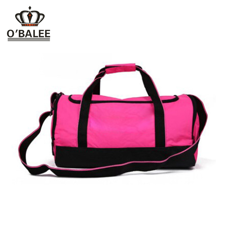 New Women Female Pink Sports Gym Bag