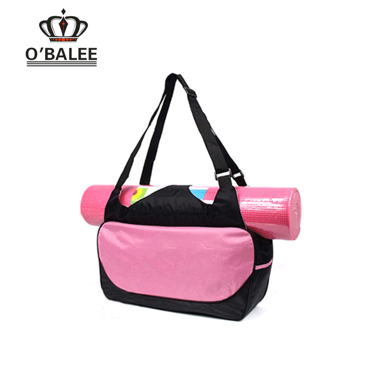 New functional waterproof nylon fashion women tote gym yoga bag cheap nylon yoga bag with custom logo