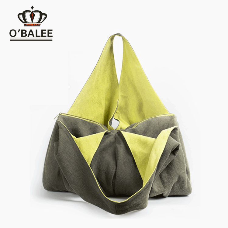 Wholesale waterproof yoga mat bag tote carryall canvas yoga bag