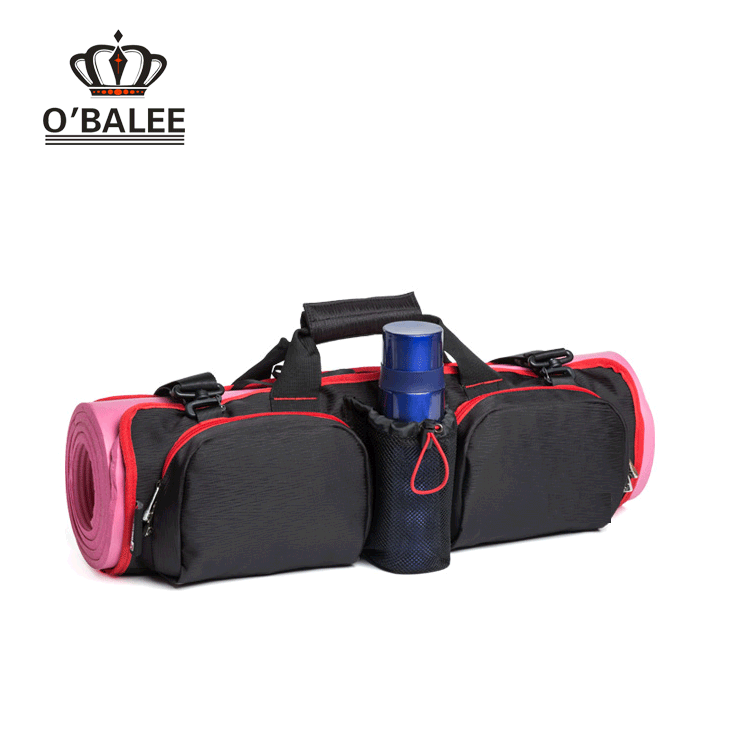 high quality Polyester Yoga mat duffel bags Gym Sports bags