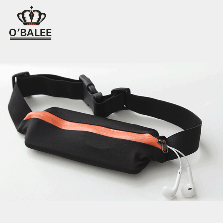 Waterproof nylon running belt waist sport bag