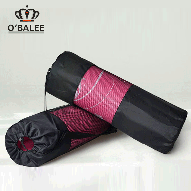 Wholesale 210D nylon mesh yoga mat bag