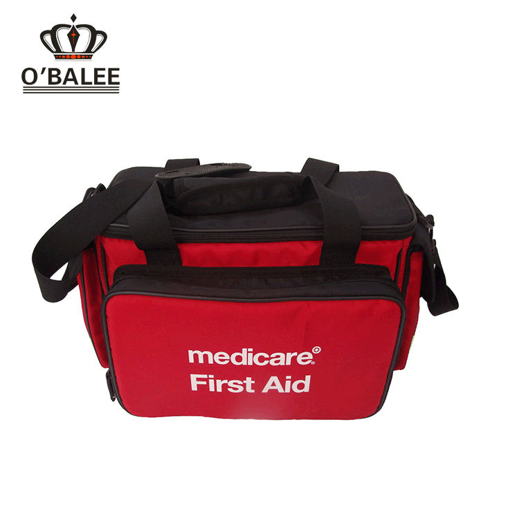 Most Modern outdoor first-aid packet, red nylon first aid bag