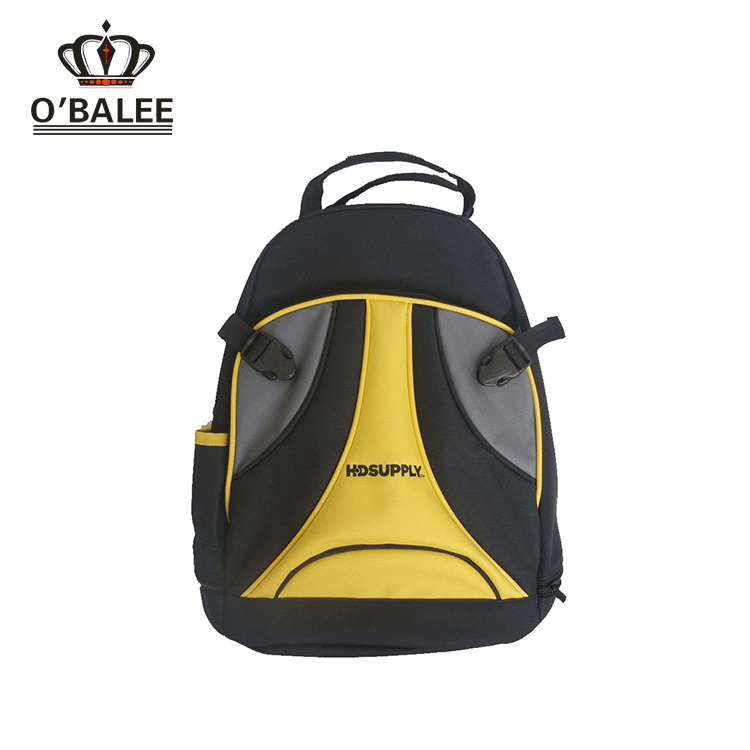China Import OEM Awesome Most Durable Oxford Full Black Service Kit Tool Backpack