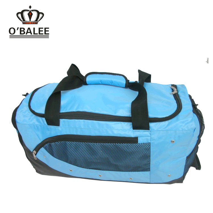Polyester custom durable large duffel sports bag men
