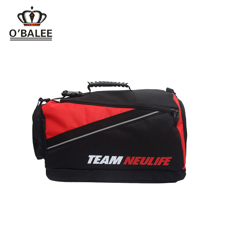 Leisure sport canvas unisex weekend travel bag with laptop pocket