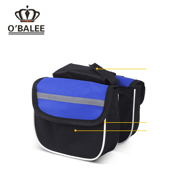 Cycling Bike Bicycle Trame Front Basket Tube Pannier Bag For Smart Cell Phone