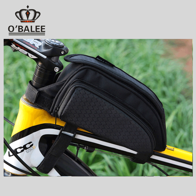 waterproof travel handlebar bike saddle bag/bicycle frame bag