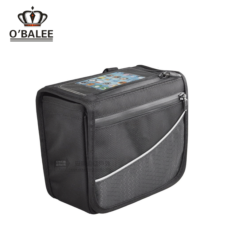waterproof travel handlebar bike saddle bag/bicycle frame bag