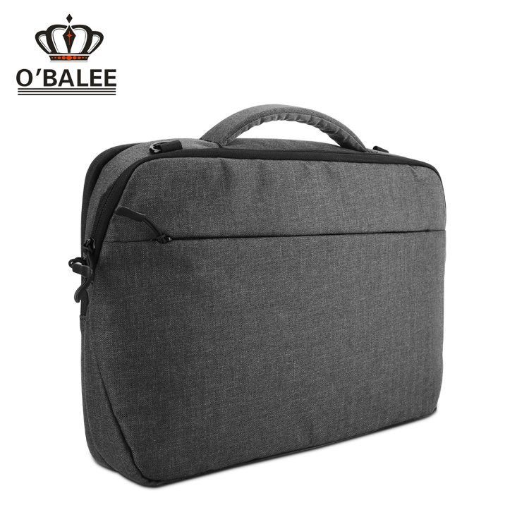 New Soft Polyester Waterproof Laptop Computer Case Cover Sleeve Shoulder Strap Bag with Side