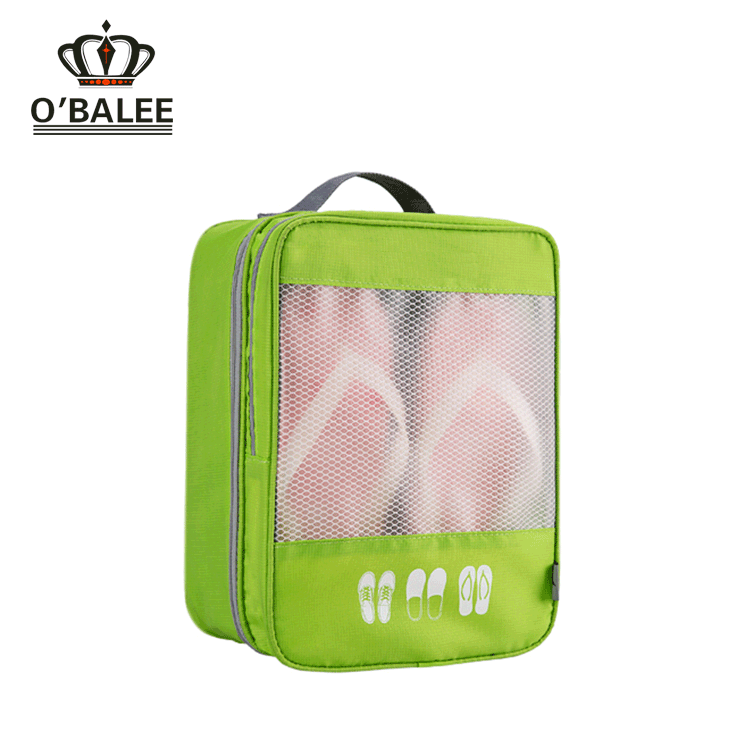 Wholesale high quality mesh shoe bag set matching travel shoe bag