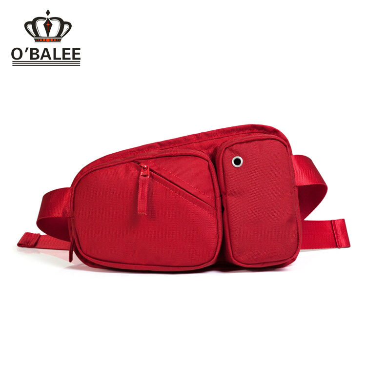 China Wholesale Cheap Simple Nylon Running Waist Bag /fanny Pack
