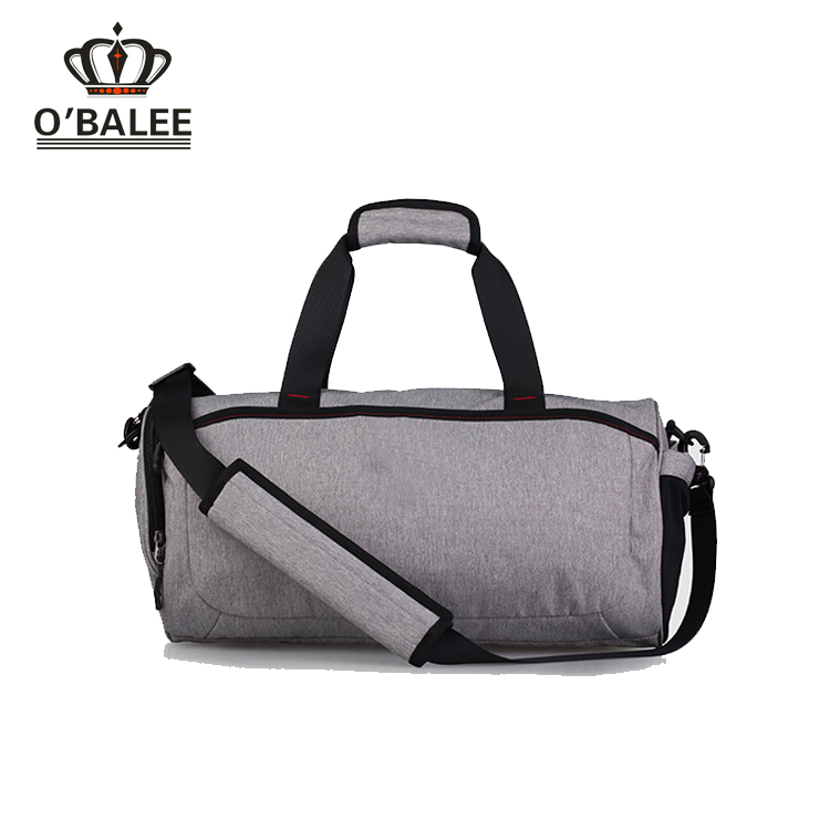 New design shoulder Strap Zippered custom sport gym bag