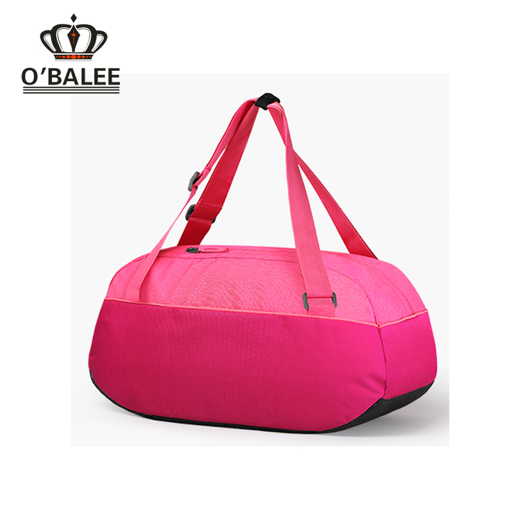 New design shoulder Strap Zippered custom sport gym bag