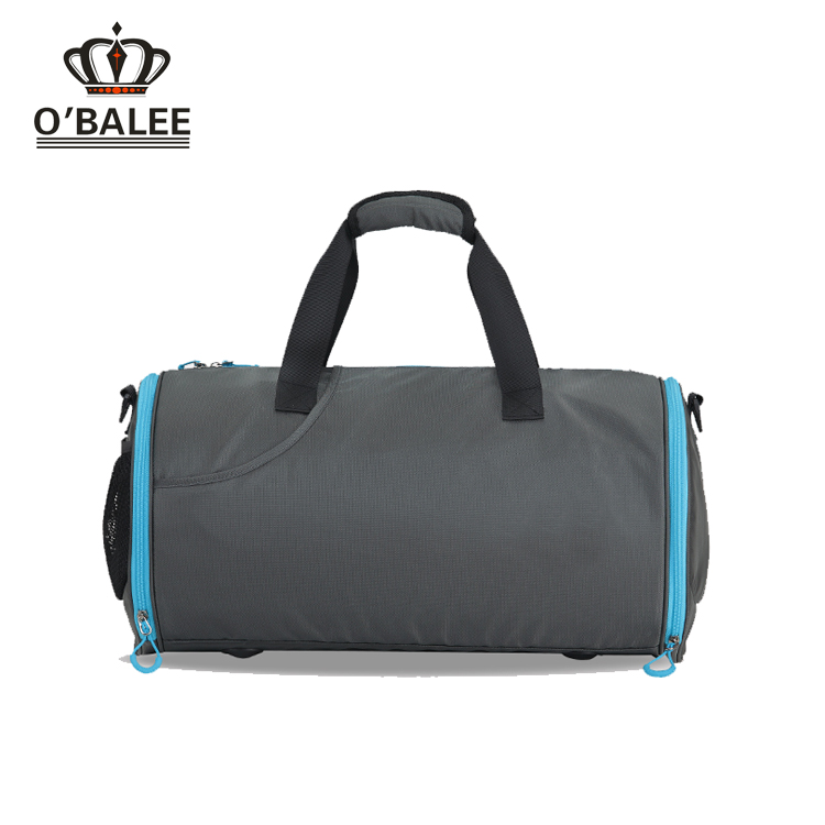 Large capacity 30-Inch round duffel bag for shoes and basketball