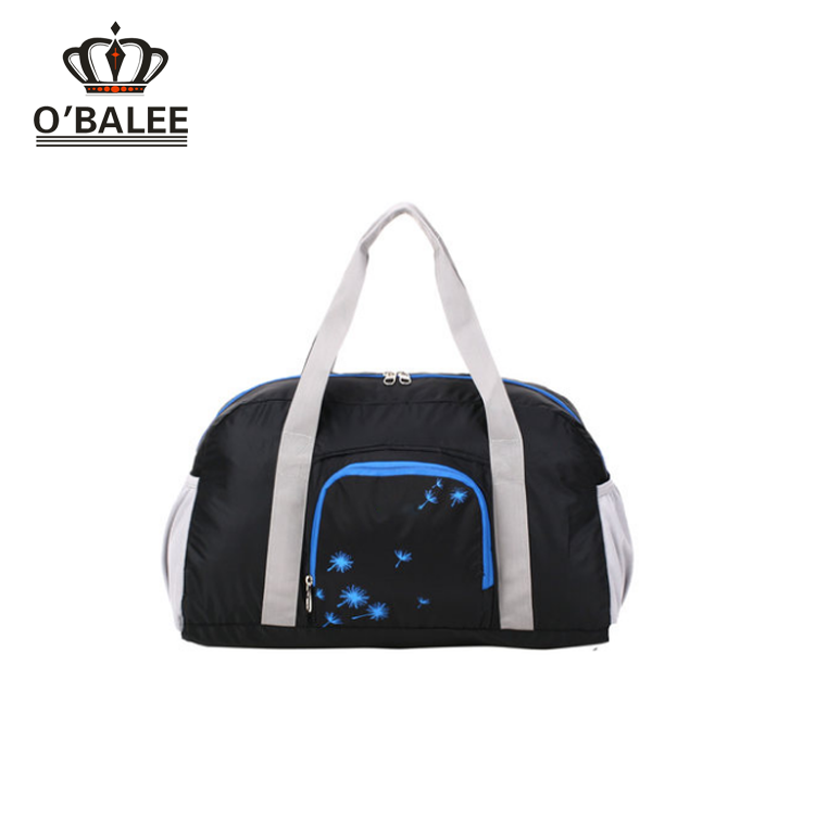 promotion foldable travel bag, duffel round bag
