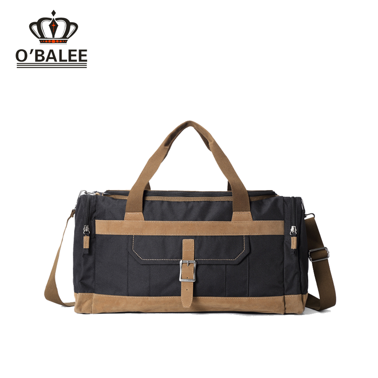 Pop style high quality fancy washed fabric travel bag