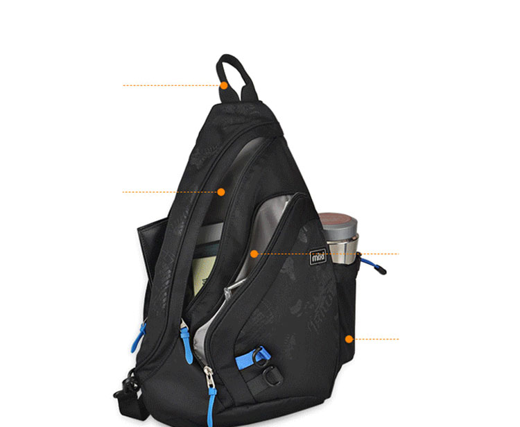 leather chest bag mens