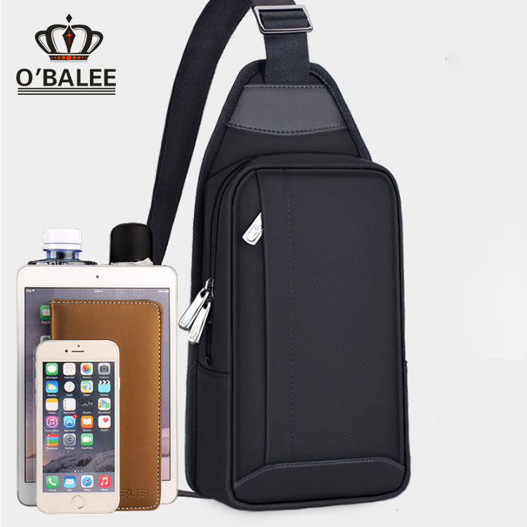 genuine leather chest bag
