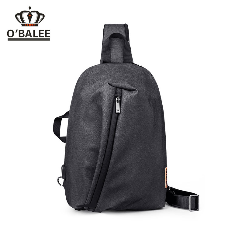 leather chest bag