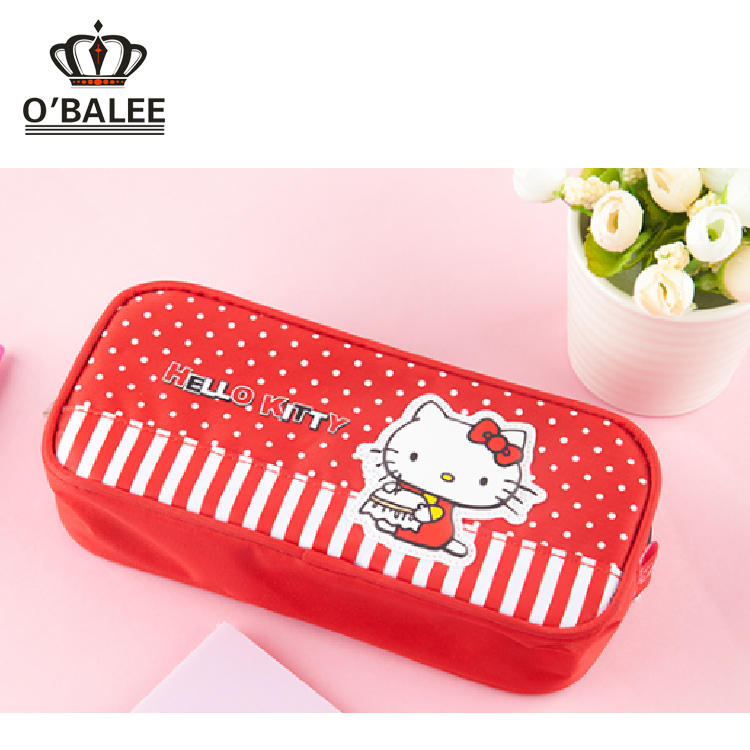 double zipper pencil case