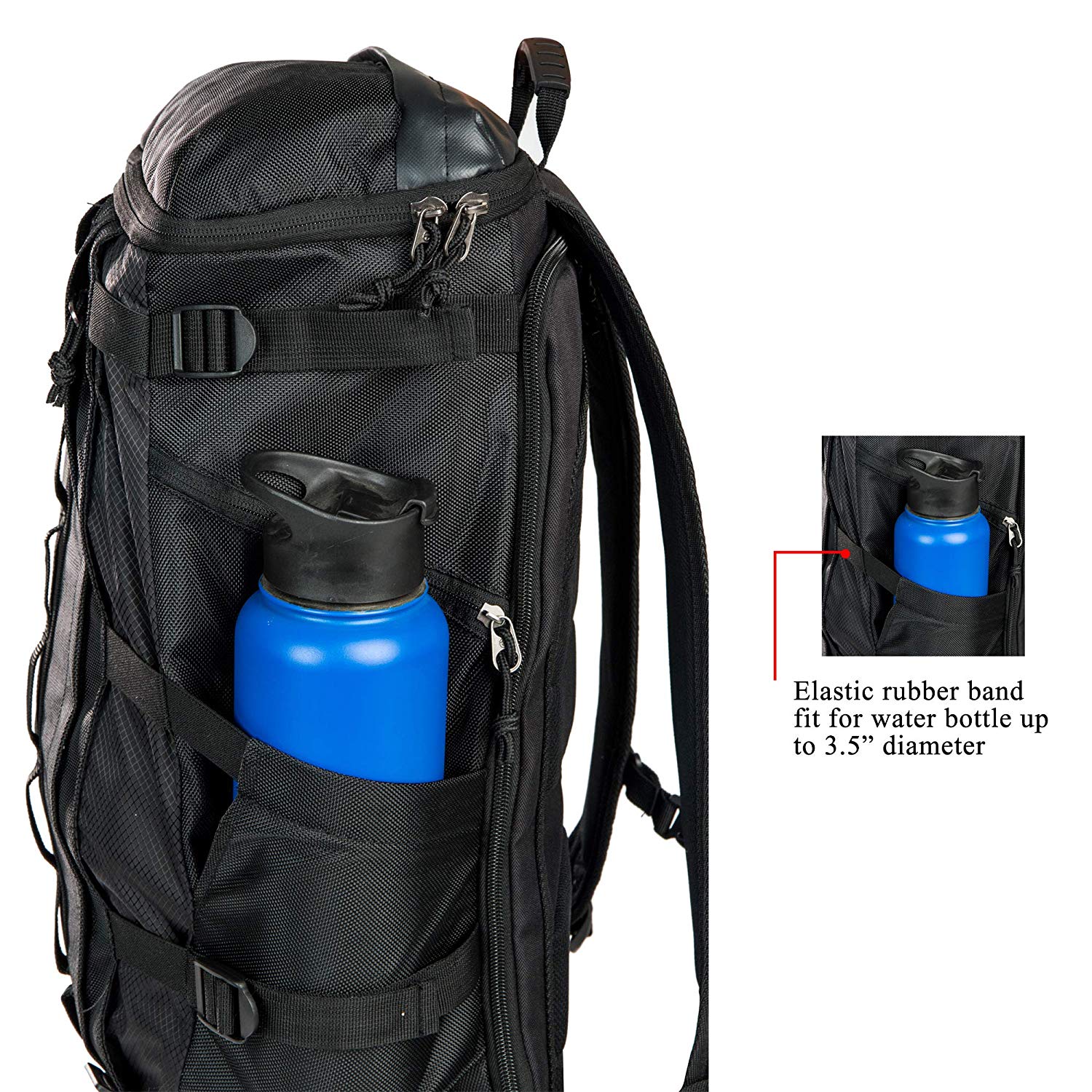 leather backpack man