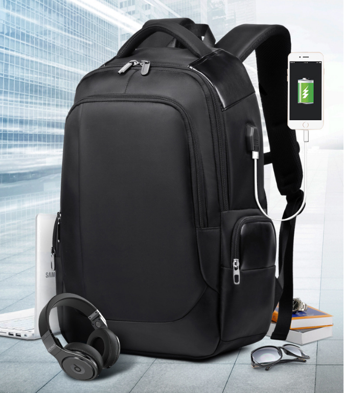 men leather backpack