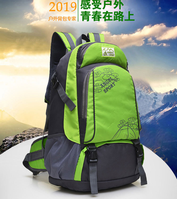 men leather backpack